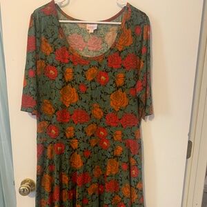 LuLaRoe Nicole dress 3XL